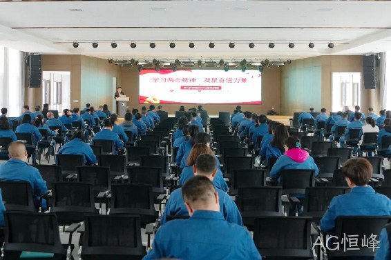 学习两会精神 凝聚奋进力量 |AG恒峰召开传达学习全国两会精神专题会议